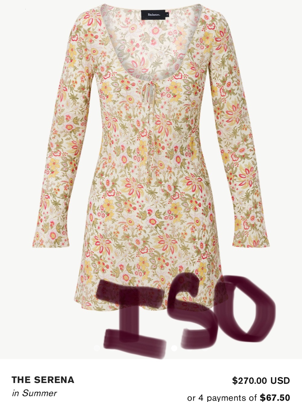 LOOKING FOR Realisation par Serena Mini Dress